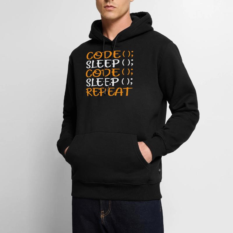 Programmer Coding Admin Funny Gift Männer Premium Bio Hoodie