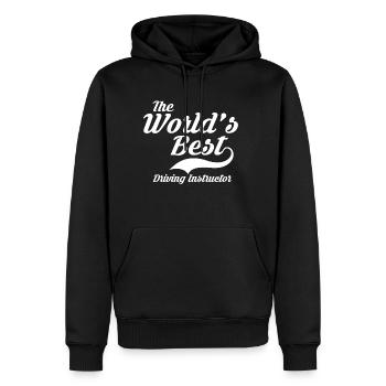 Le meilleur cadeau d'instructeur de conduite au monde - Sweat à capuche Premium bio Homme - noir - Devant - Nico (187cm)