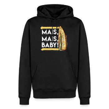 Mais Mais Baby Geschenk für Framer Farming - Männer Premium Bio Hoodie - Schwarz - Vorne - Nico (187cm)