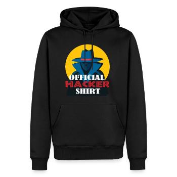 Hacking Hacker Phishing - Männer Premium Bio Hoodie - Schwarz - Vorne - Nico (187cm)