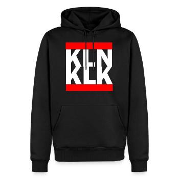 Köln Kalk Cologne - Männer Premium Bio Hoodie - Schwarz - Vorne - Nico (187cm)