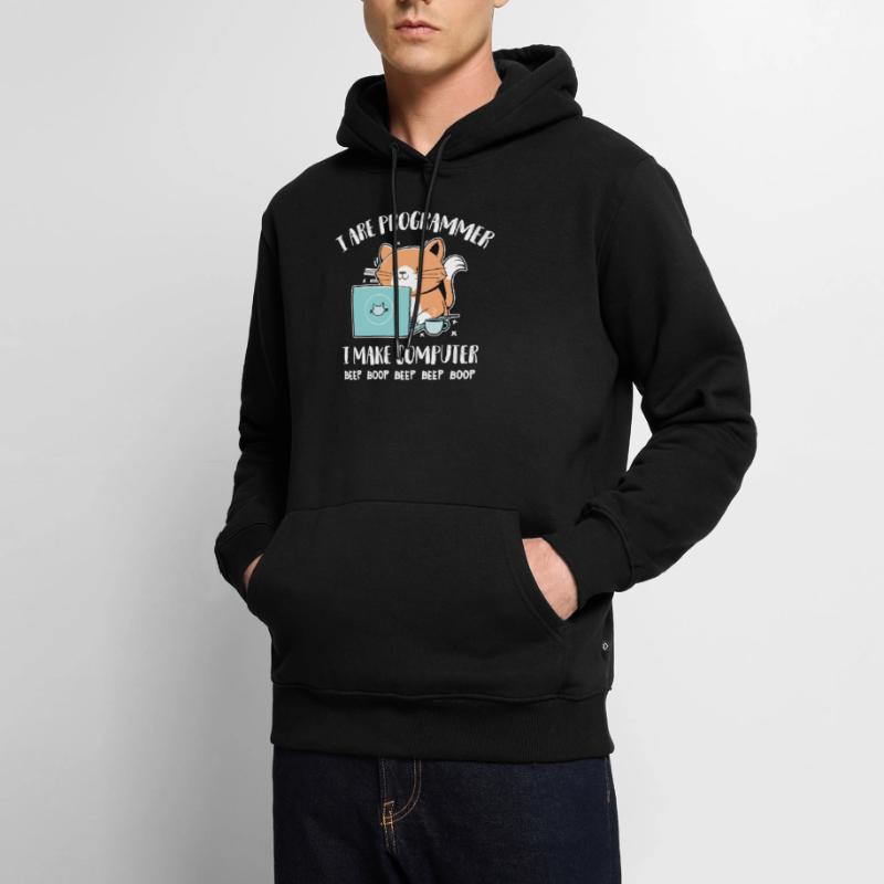 I Are Programmer I make Computer Beep Boop Men’s Premium Organic Hoodie