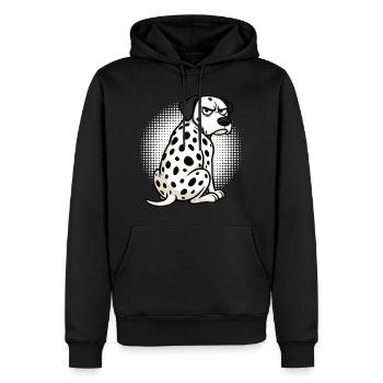 Dalmatians Dalmatian Keepers Dalmatian Owners - Men’s Premium Organic Hoodie - black - Front - Nico (187cm)
