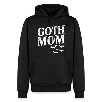 Maman gothique ! Alt Esthétique Goth Maman Emo - Sweat à capuche Premium bio Homme - noir - Devant - Nico (187cm)