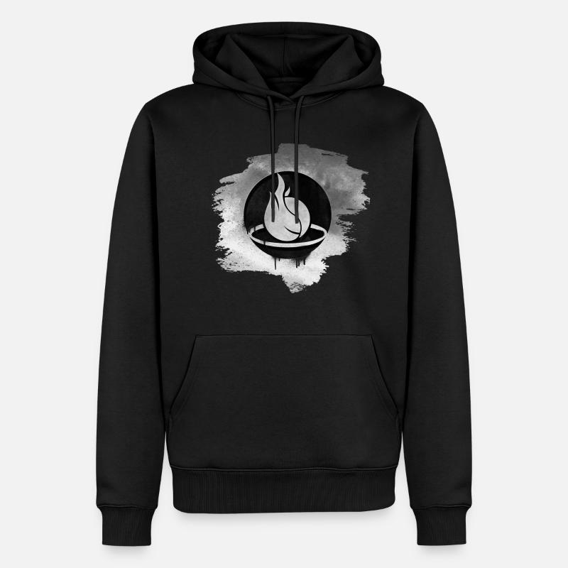 logo ACER SILVER - Sweat à capuche Premium bio Homme - noir