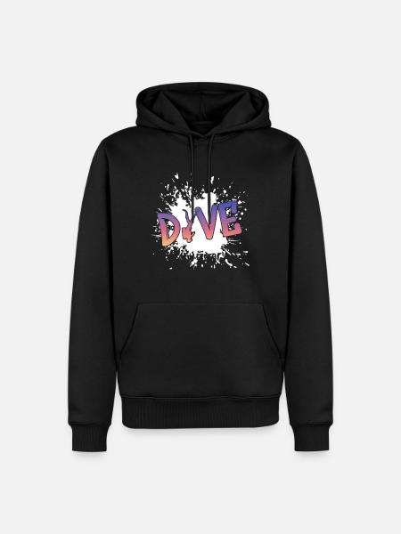 Scuba Diver - Männer Premium Bio Hoodie - Schwarz