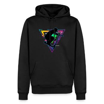 scooter stunt scooter - Männer Premium Bio Hoodie - Schwarz - Vorne - Nico (187cm)