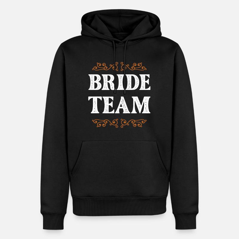 Bride Crew - Männer Premium Bio Hoodie - Schwarz