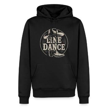 Line Dance Group Training My Dance Sport - Men’s Premium Organic Hoodie - black - Front - Nico (187cm)