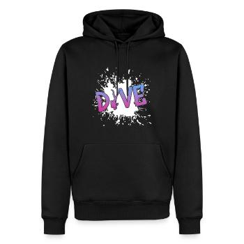 tauchen, Taucher, Diving, dive - Männer Premium Bio Hoodie - Schwarz - Vorne - Nico (187cm)