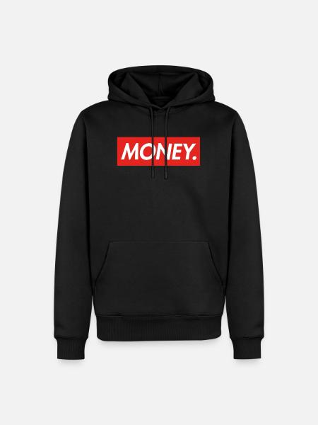 MONEY - Men’s Premium Organic Hoodie - black