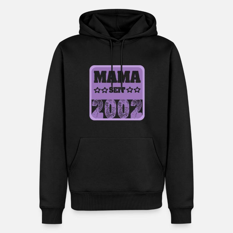 seit 2002 - Männer Premium Bio Hoodie - Schwarz