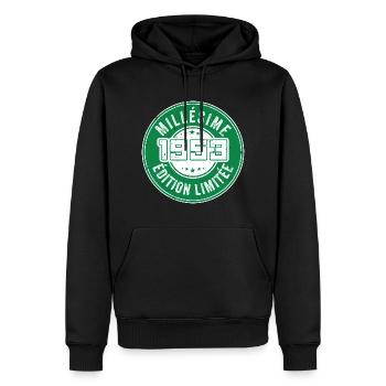 Millésime 1953 | édition limitée Anniversaire 1953 - Sweat à capuche Premium bio Homme - noir - Devant - Nico (187cm)