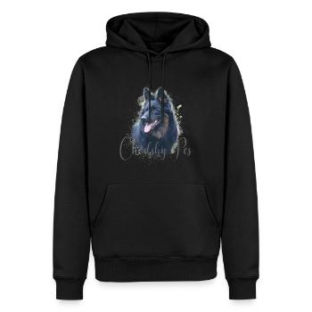 ChodskyPes - Männer Premium Bio Hoodie - Schwarz - Vorne - Nico (187cm)