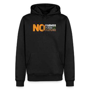 Landwirt Landwirtschaft Bauer Traktor Bauernhof - Männer Premium Bio Hoodie - Schwarz - Vorne - Nico (187cm)