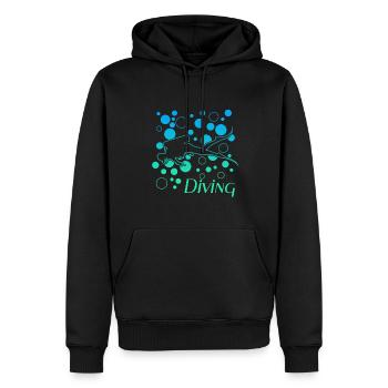 Diving Taucher Geschenkidee Scuba - Männer Premium Bio Hoodie - Schwarz - Vorne - Nico (187cm)