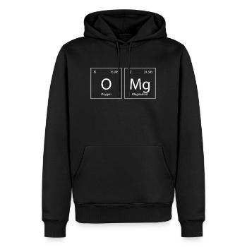 OMG (Anglais seulement) - Sweat à capuche Premium bio Homme - noir - Devant - Nico (187cm)
