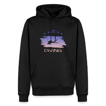 Scuba Diving - Männer Premium Bio Hoodie - Schwarz - Vorne - Nico (187cm)
