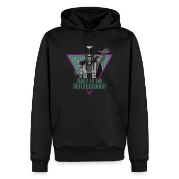 Masters Of The Universe Revelation Motherboard - Männer Premium Bio Hoodie - Schwarz - Vorne - Nico (187cm)