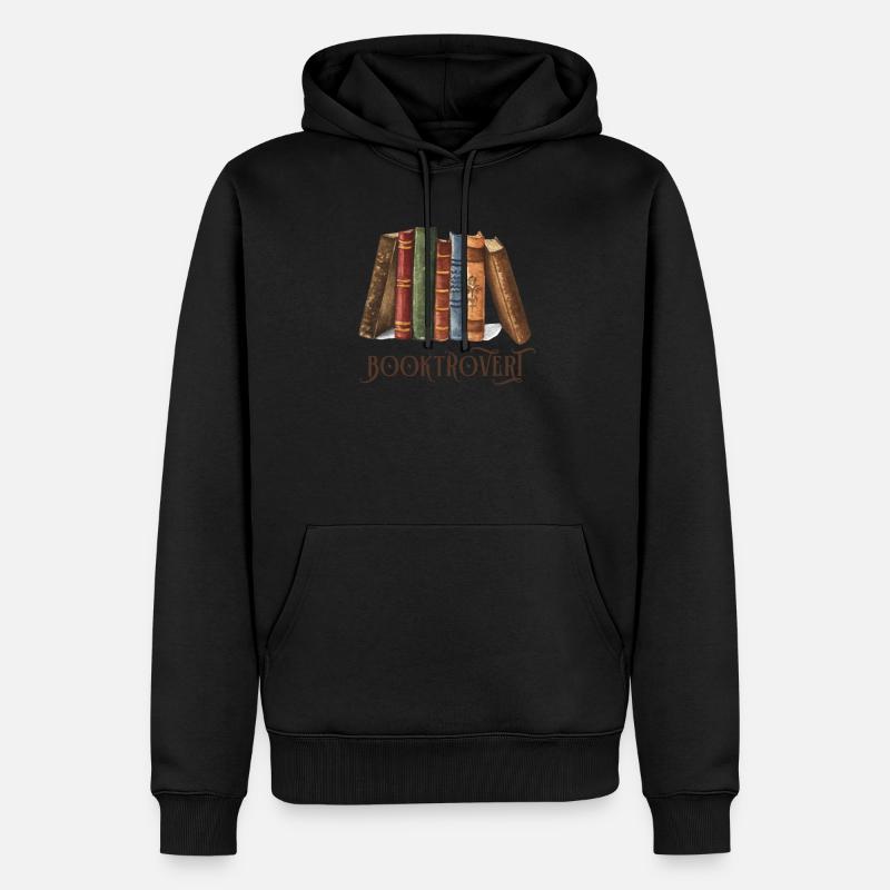 Booktrovert - Sweat à capuche Premium bio Homme - undefined