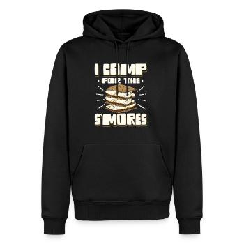 Camping Barbecue I Camp For The S'mores - Männer Premium Bio Hoodie - Schwarz - Vorne - Nico (187cm)