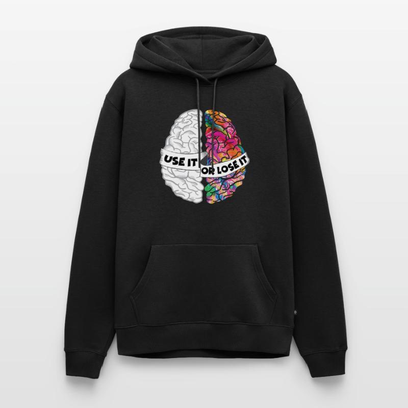Use It Or Lose It - Analytic Creative Brain Men’s Premium Organic Hoodie