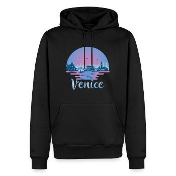 Venedig Italien Venedig Skyline Italia Reisen - Männer Premium Bio Hoodie - Schwarz - Vorne - Nico (187cm)