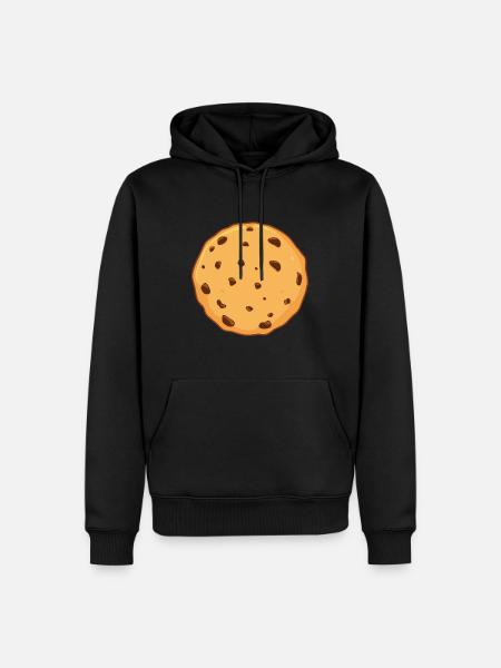 Chocolate Chips Cookie - Men’s Premium Organic Hoodie - black