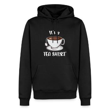 Es ist ein Tee-Shirt - Männer Premium Bio Hoodie - Schwarz - Vorne - Nico (187cm)