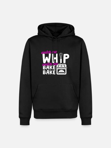 Baker Watch Me Bake - Men’s Premium Organic Hoodie - black
