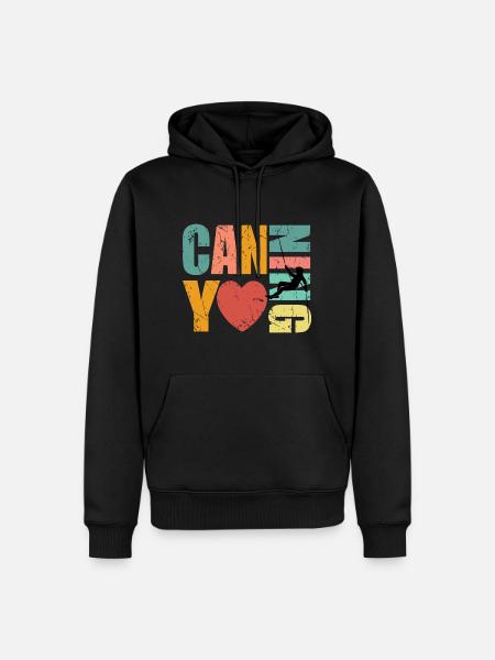 Canyoning Lover Canyoneer - Men’s Premium Organic Hoodie - black