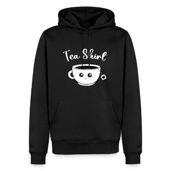 Tee-Shirt süß - Männer Premium Bio Hoodie - Schwarz - Vorne - Nico (187cm)