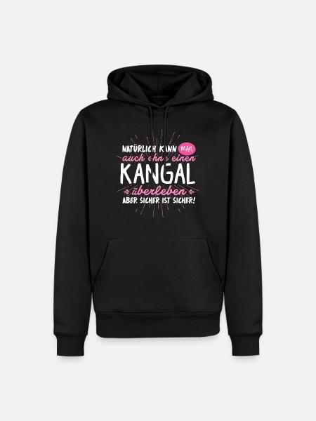 Niemals ohne KANGAL - Männer Premium Bio Hoodie - Schwarz