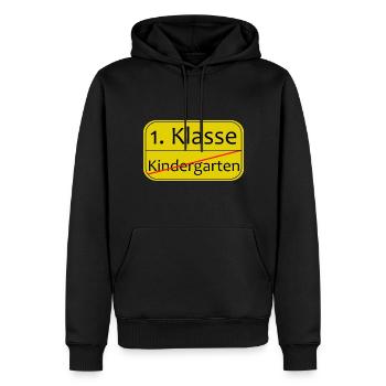 Kindergarten Schule 1 Klasse - Männer Premium Bio Hoodie - Schwarz - Vorne - Nico (187cm)