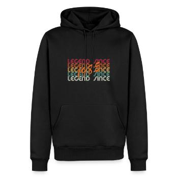 40. Geburtstag Original Januar 1985 - Männer Premium Bio Hoodie - Schwarz - Vorne - Nico (187cm)
