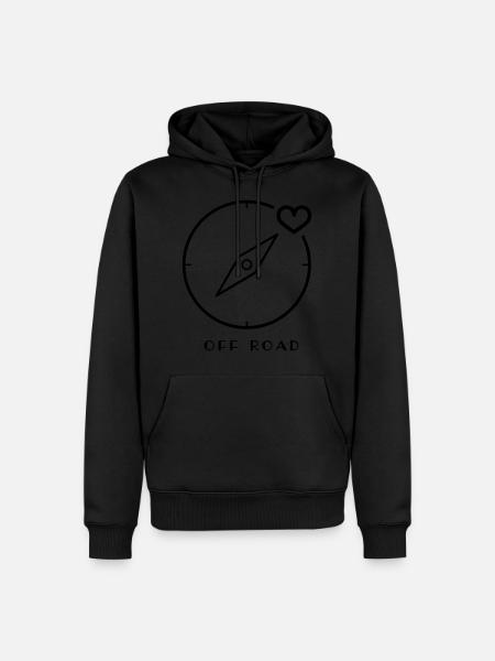 22followyourheart 22 - Männer Premium Bio Hoodie - Schwarz