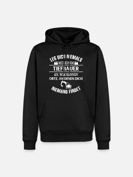 civil engineers - Men’s Premium Organic Hoodie - black