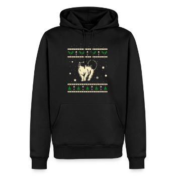 Ragdoll Weihnachtsgeschenk - Männer Premium Bio Hoodie - Schwarz - Vorne - Nico (187cm)