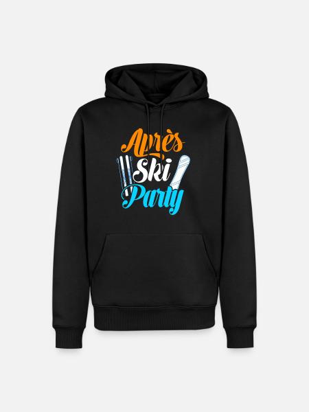 Apres Ski Party - Ekologisk premiumluvtröja herr - svart