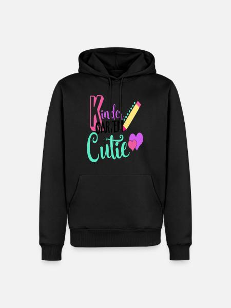 Kindergarten Cutie Shirt - Männer Premium Bio Hoodie - Schwarz