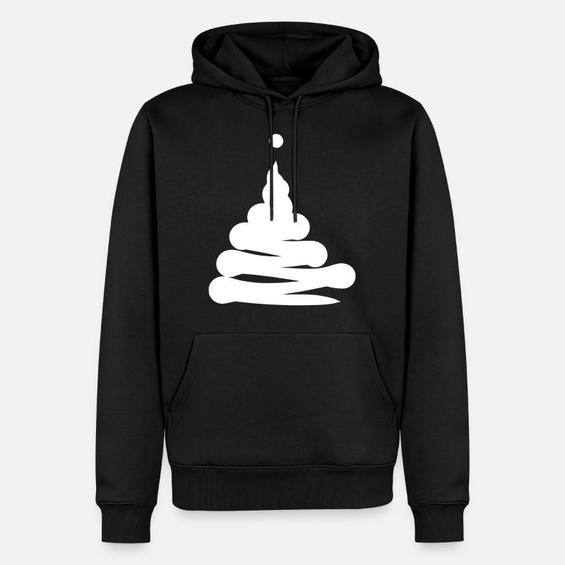 Pile de point d'exclamation - Sweat à capuche Premium bio Homme - noir