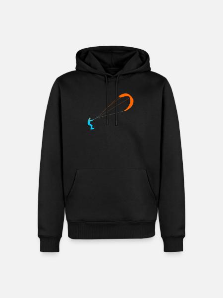 kitesurfer - Men’s Premium Organic Hoodie - black