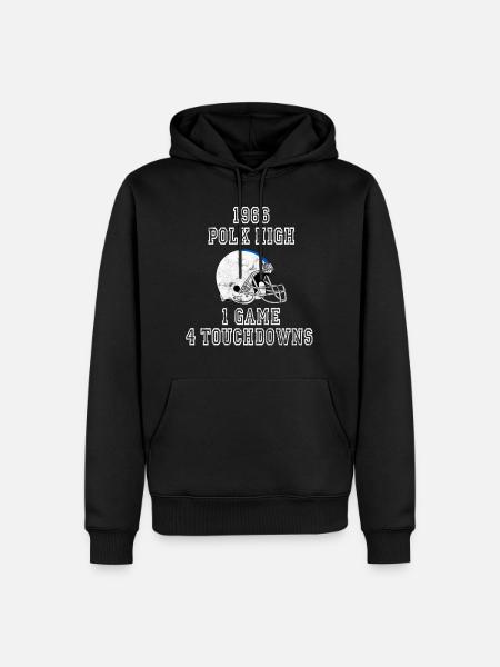 Vier Touchdowns in einem Spiel - Herre Premium økologisk hoodie - sort