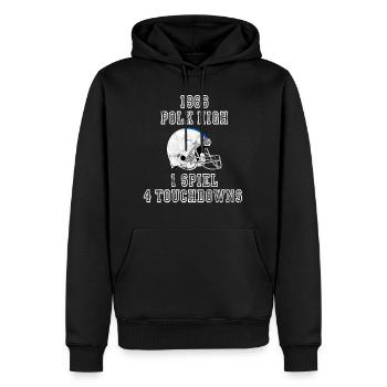 Maillot de football cool - Sweat à capuche Premium bio Homme - noir - Devant - Nico (187cm)