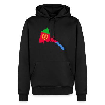 Habesha T-Shirt Eritrea Injera Ethiopia Gift Idea - Männer Premium Bio Hoodie - Schwarz - Vorne - Nico (187cm)