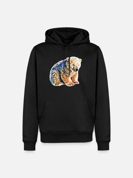 Icebear - Men’s Premium Organic Hoodie - black