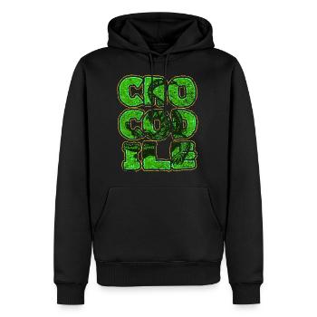 Krokodil Aligator Raubtier Reptilien Geschenk - Männer Premium Bio Hoodie - Schwarz - Vorne - Nico (187cm)
