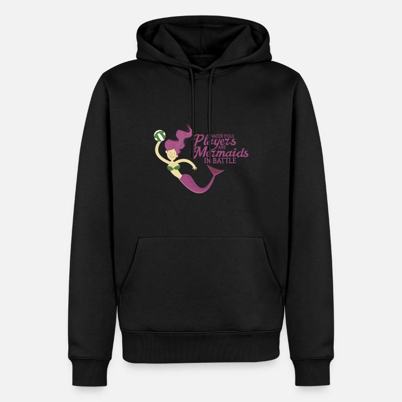Sirène de water-polo - Sweat à capuche Premium bio Homme - noir