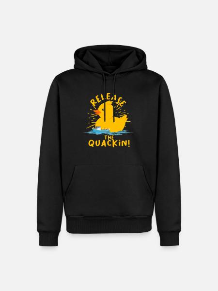 duckling - Men’s Premium Organic Hoodie - black
