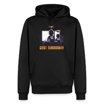Tshirt Big Brother Zocker - Sweat à capuche Premium bio Homme - noir - Devant - Nico (187cm)